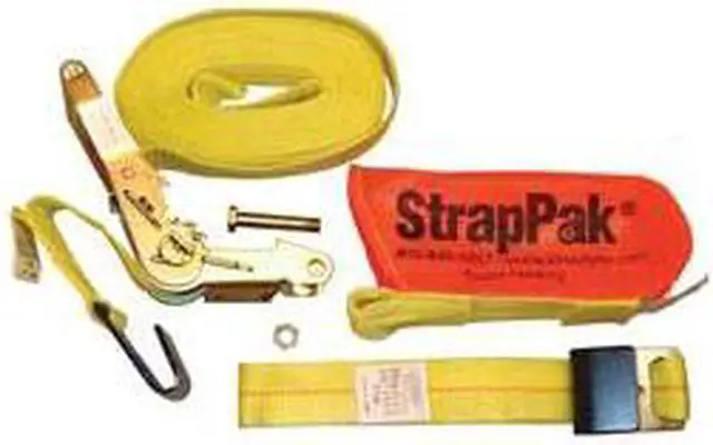 Main image of KINEDYNE 512720PAKGRA Tie-Down Strap,Ratchet,27ft x 2In,3335lb