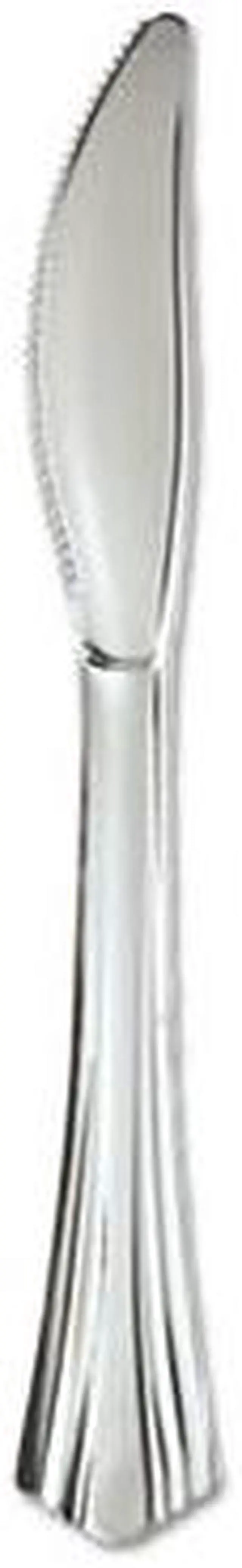 Main image of WNA WNA630155 Heavyweight Plastic Knives, Silver, 7.50" - 600 / Case