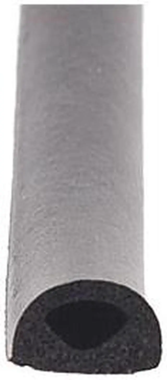 Main image of AP PRODUCTS 018-224 AP Products 018-224 "D" Seal with PSA Tape - 1/2" x 3/8" x 50, Black