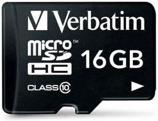 Main image of VERBATIM 44082 Verbatim - Flash memory card ( microSDHC to SD adapter included ) - 16 GB - Class 10 - microSDHC