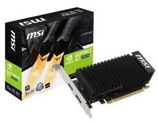 Main image of MSI GT 1030 2GH LP OC  VCX GT 1030 2GH LP OC GT1030 2G DDR5 OC 64B HDMI DP LP