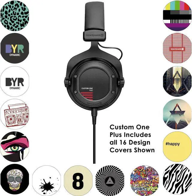 Alt view image 4 of 14 - Beyerdynamic CUSTOM One Pro Plus Interactive Premium Closed Headphones (Black)
