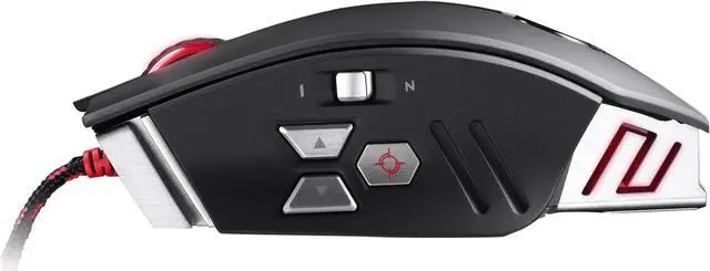 Alt view image 4 of 8 - A4Tech ZL5A Bloody Ultra Gaming Gear Wired 9-Button Gaming Mouse - Intelligent 4 Cores / Weapon Mode Indicator Light / 160K Built-in Memory / Adjustable 100 - 8200 CPI