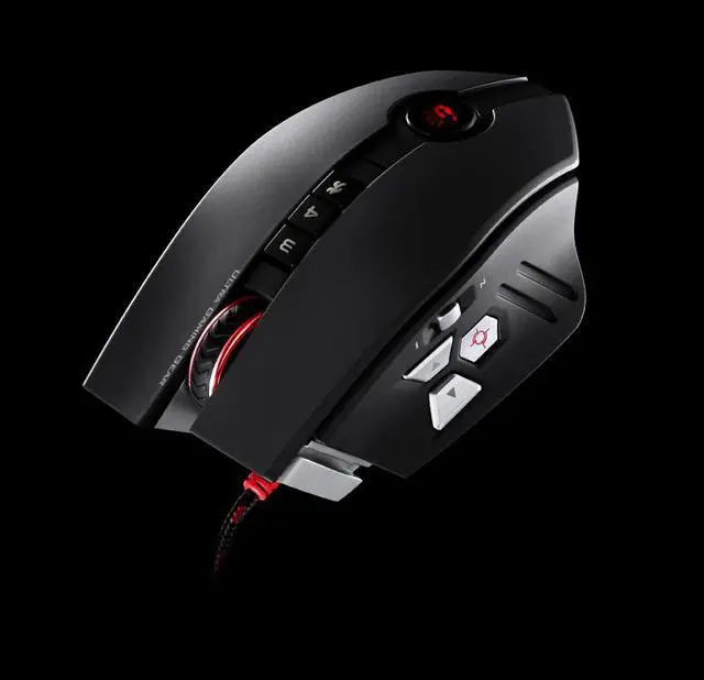 Alt view image 5 of 8 - A4Tech ZL5A Bloody Ultra Gaming Gear Wired 9-Button Gaming Mouse - Intelligent 4 Cores / Weapon Mode Indicator Light / 160K Built-in Memory / Adjustable 100 - 8200 CPI