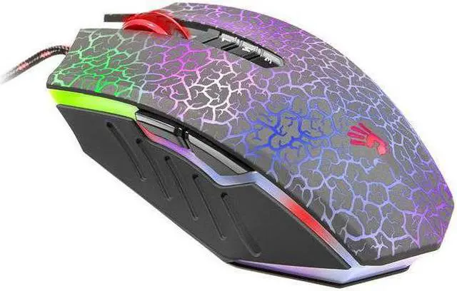 Alt view image 3 of 6 - A4tech Bloody A70 Infrared-Micro Adjustable 4,000CPI Gaming Mouse with Advanced Weapon Tuning & Macro Setting
