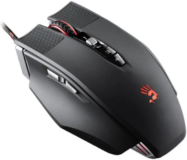 Alt view image 2 of 7 - A4Tech Bloody TL90 Infrared-Micro Laser Gaming Mouse Advanced Weapon Tuning & Macro Setting 8200CPI, Infrared-Micro Switch Light Strike, Metal X'Glide Boots