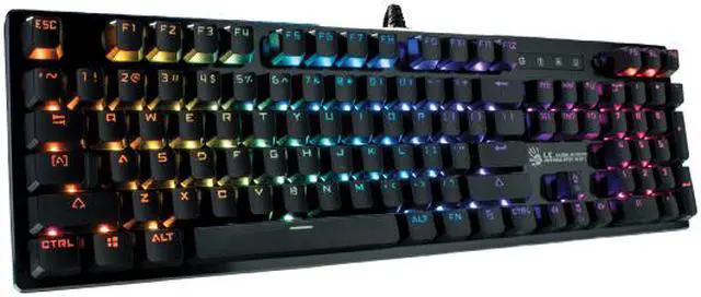 Alt view image 4 of 7 - Bloody B820 Light Strike LK Optical Mechanical Gaming Keyboard RGB LED Backlit (LK Blue Switch)