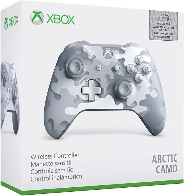Alt view image 9 of 13 - Microsoft Xbox Wireless Controller - Arctic Camo Special Edition - Xbox One