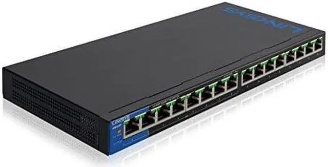Alt view image 2 of 4 - Linksys 16-Port Business Desktop Gigabit PoE-Plus Switch (LGS116P)