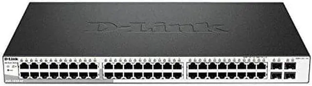 Alt view image 2 of 9 - D-LINK WebSmart 48-Port Gigabit Switch with 4 SFP (DGS-1210-52)