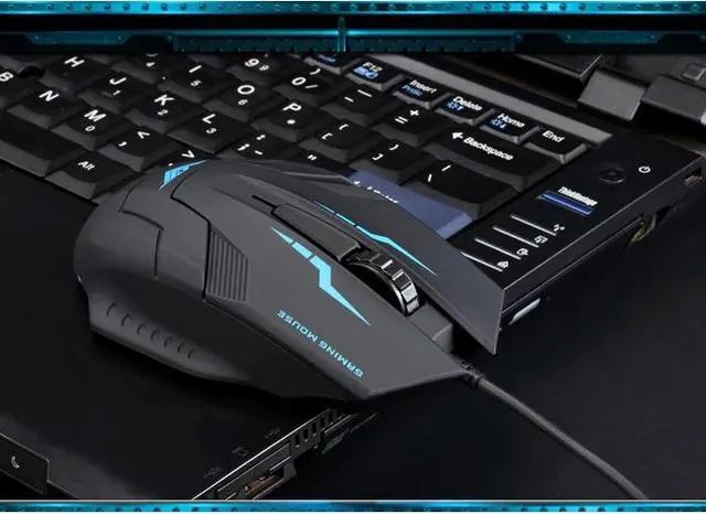 Alt view image 6 of 7 - RAJFOO i5 1600DPI 6D Optical Wired USB Gaming Mouse for Gamer PC Laptop Home Office User - Ergonomic Design, Comfortable Matte Finish
