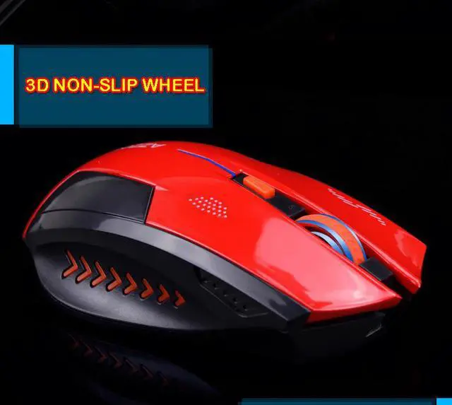 Alt view image 6 of 6 - 2.4GHz Wireless Rechargeable 2400DPI Magic Hawk X3 6 Buttons Optical Usb Mouse