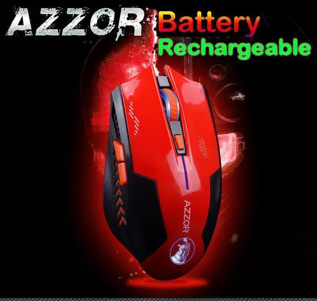 Alt view image 2 of 6 - 2.4GHz Wireless Rechargeable 2400DPI Magic Hawk X3 6 Buttons Optical Usb Mouse