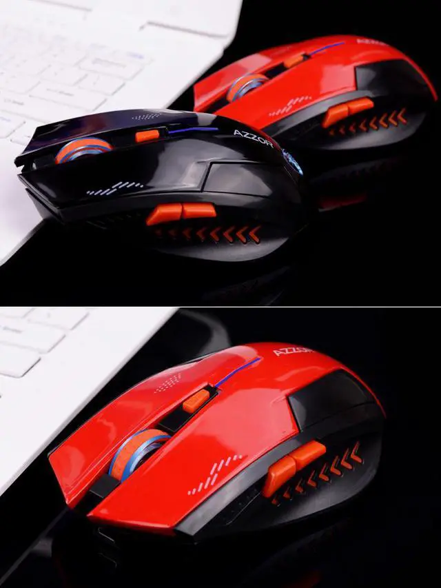 Alt view image 5 of 6 - 2.4GHz Wireless Rechargeable 2400DPI Magic Hawk X3 6 Buttons Optical Usb Mouse