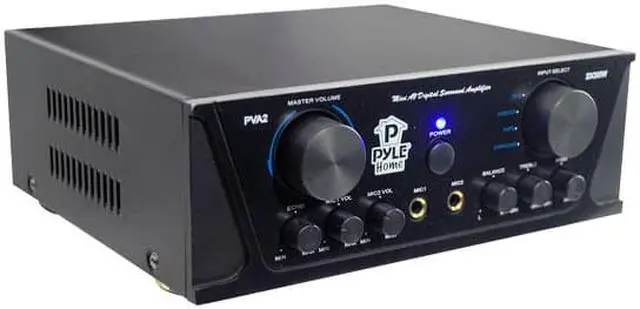 Alt view image 4 of 7 - Pyle PVA2 60 Watts Hi-Fi Mini Stereo Amplifier