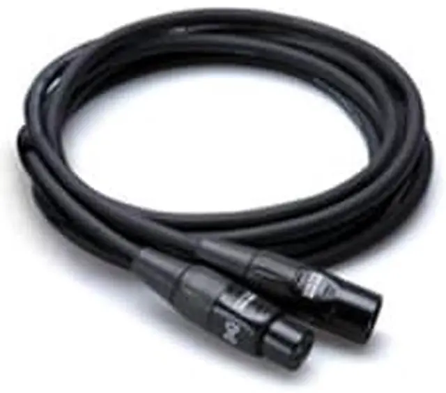 Alt view image 5 of 10 - Hosa Technology Pro Microphone Cable, REAN XLR3F to XLR3M, 3 ft