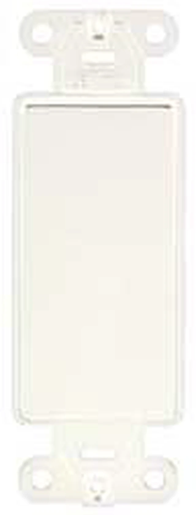 Alt view image 3 of 5 - Leviton 80414-I Blank Decora Adapter, No Hole, Plastic, Ivory