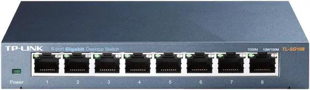 Main image of 8-port 10/100/1000Mbps Desktop Switc