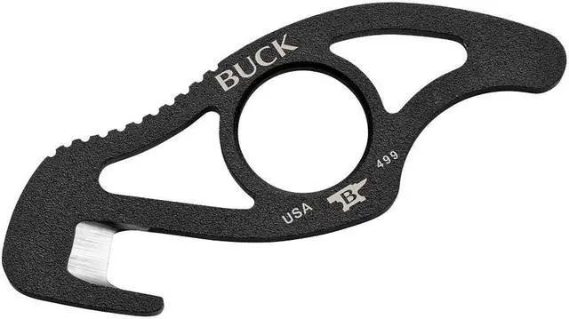 Alt view image 2 of 6 - Buck PakLite Guthook w/Black Traction Coat Knife 499BKG1