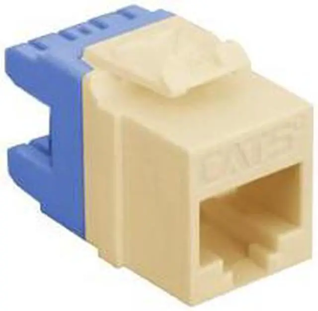 Alt view image 2 of 3 - ICC modular connector MODULE, CAT 5e, HD, IVORY