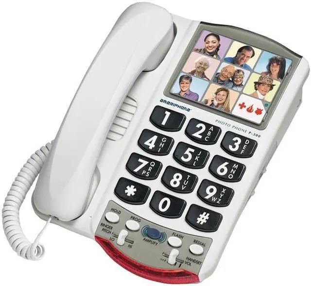 Alt view image 18 of 20 - Clarity P300 Picture Phone for Mild Hearing Loss