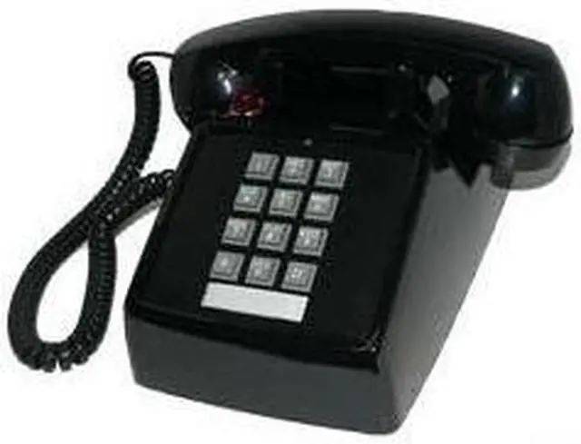 Alt view image 10 of 10 - ITT 2500-27M-BK 250000-VBA-27M DESK W/ MESSAGE - BLACK