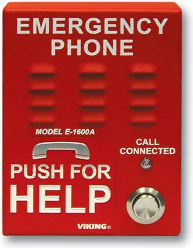 Alt view image 4 of 8 - Viking Electronics - E-1600A-EWP - Viking Electronics E-1600A-EWP Emergency Phone - Surface-mountable for Emergency