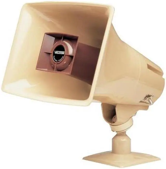 Alt view image 8 of 9 - Valcom V-1036C ONE-WAY, 15 WATT AMPLIFIED HORN, BEIGE