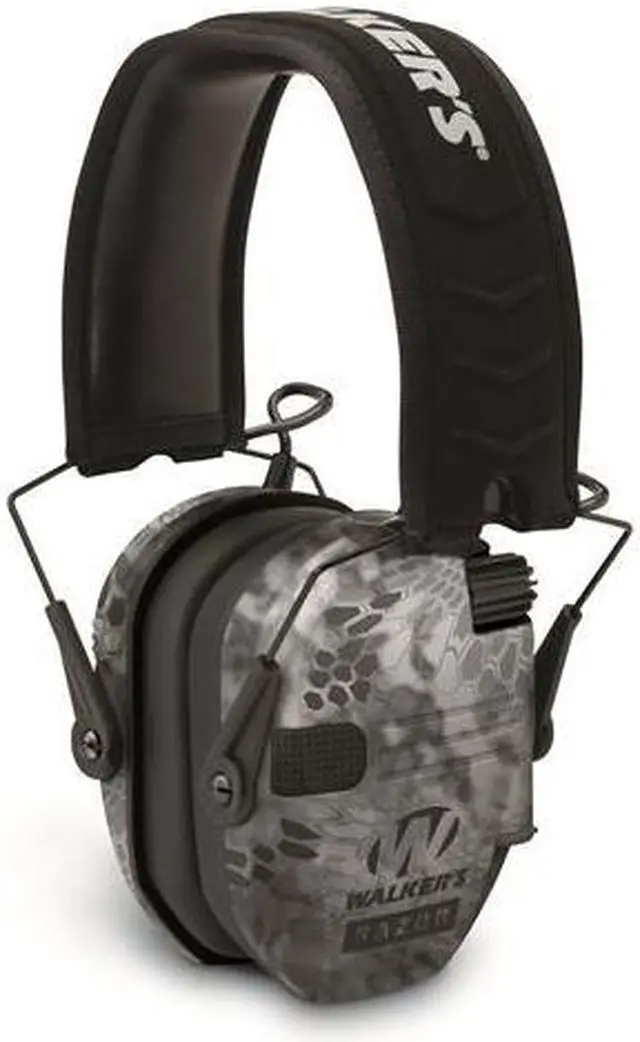 Alt view image 2 of 3 - Walkers Game Ear Razor Slim Electronic Muff, Kryptek Camo