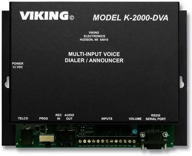 Alt view image 4 of 5 - VIKING K-2000-DVA MULTI-INPUT VOICE DIALER/ANNOU