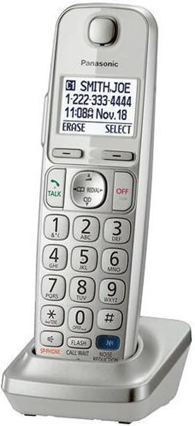 Alt view image 2 of 13 - Panasonic KX-TGEA20S New DECT 6.0 Technology Additional Digital Cordless Handset for KX-TGC21, KX-TGD21, & KX-TGE27 Series