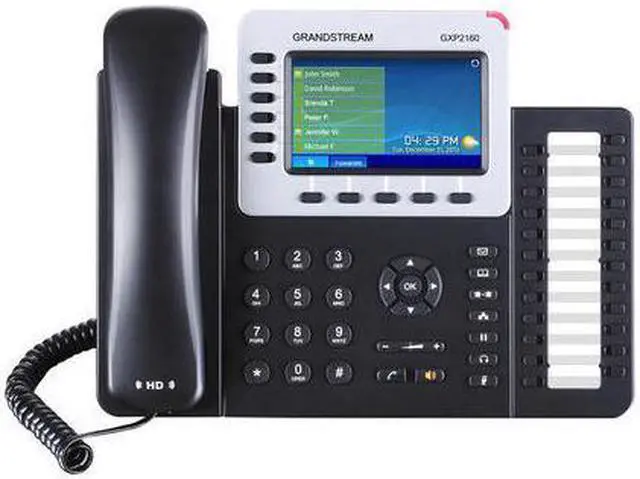 Alt view image 8 of 16 - Grandstream Gxp2160 Ip Phone - Bluetooth - Desktop Wall Mountable