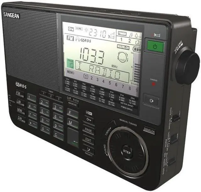 Alt view image 10 of 10 - Sangean ATS-909X BK Shortwave Portable Receiver