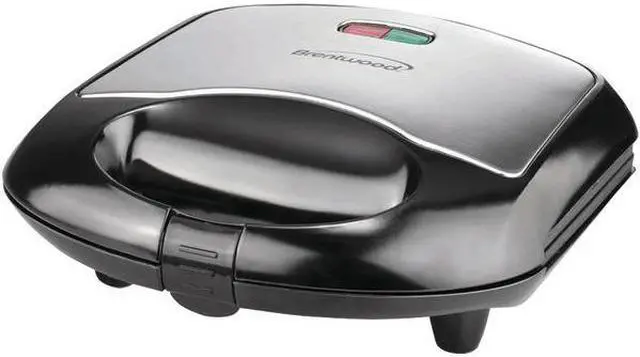 Alt view image 5 of 11 - Brentwood TS-240B Sandwich Maker - Black & Stainless Steel