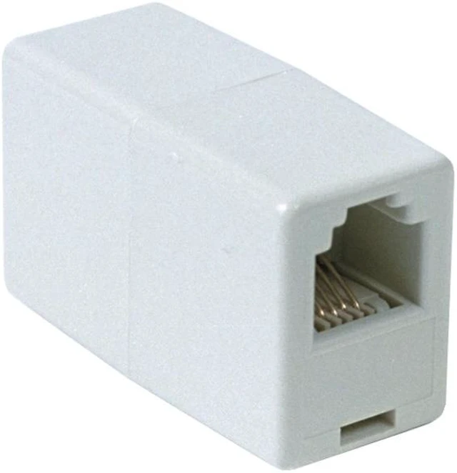 Alt view image 2 of 3 - Voxx Accessories Wht Inline Phone Coupler TP262WHR Unit: CARD