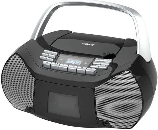 Alt view image 5 of 8 - NAXA(R) NPB-268 Portable CD/Cassette Boom Box