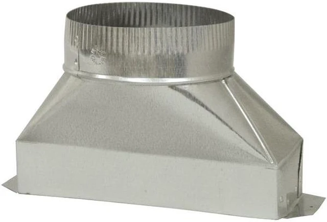 Alt view image 4 of 6 - Deflecto DGT36 Galvanized Round Transition (6")