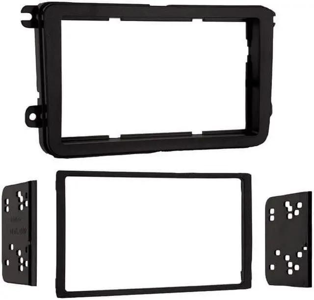 Alt view image 5 of 11 - Metra 95-9011B Double DIN Installation Dash Kit for 2005-up Volkswagen
