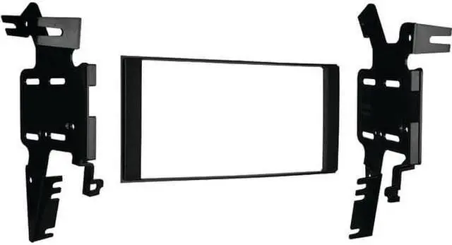 Alt view image 5 of 13 - Metra 95-7619 Double DIN Install Dash Kit for 2013-up Nissan Titan/Frontier