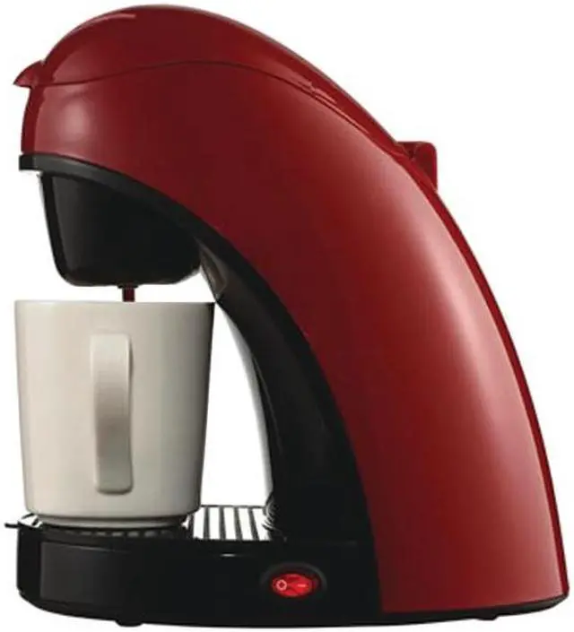Main image of Brentwood Appliances TS-112R Single-Serve Coffee Maker with Mug (Red)