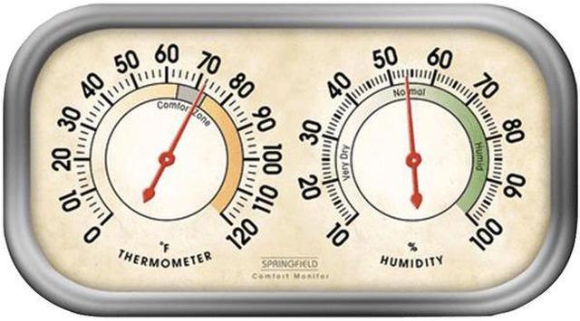 Taylor Analog Indoor Thermometer with Humidity Meter