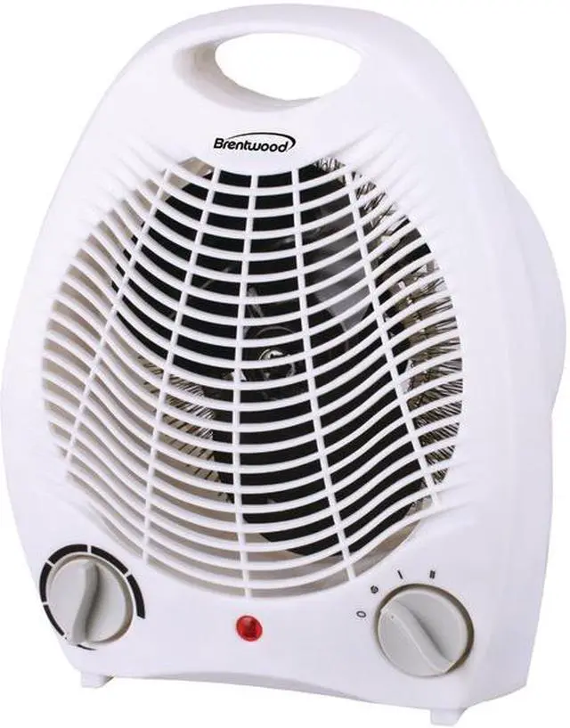 Main image of BRENTWOOD APPLIANCES 2IN1 PORTABLE FAN HEATER WHITE