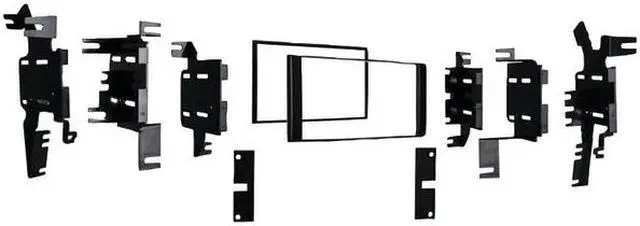 Alt view image 3 of 6 - Metra 95-7624 Double DIN Stereo Dash Multi-Kit for Select 07-up Nissan Vehicles