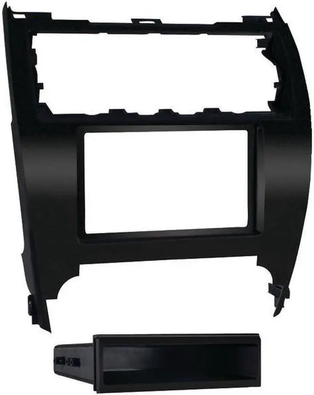 Alt view image 3 of 7 - Metra 99-8232B Single/Double DIN Stereo Dash Kit for 2012-up Toyota Camry
