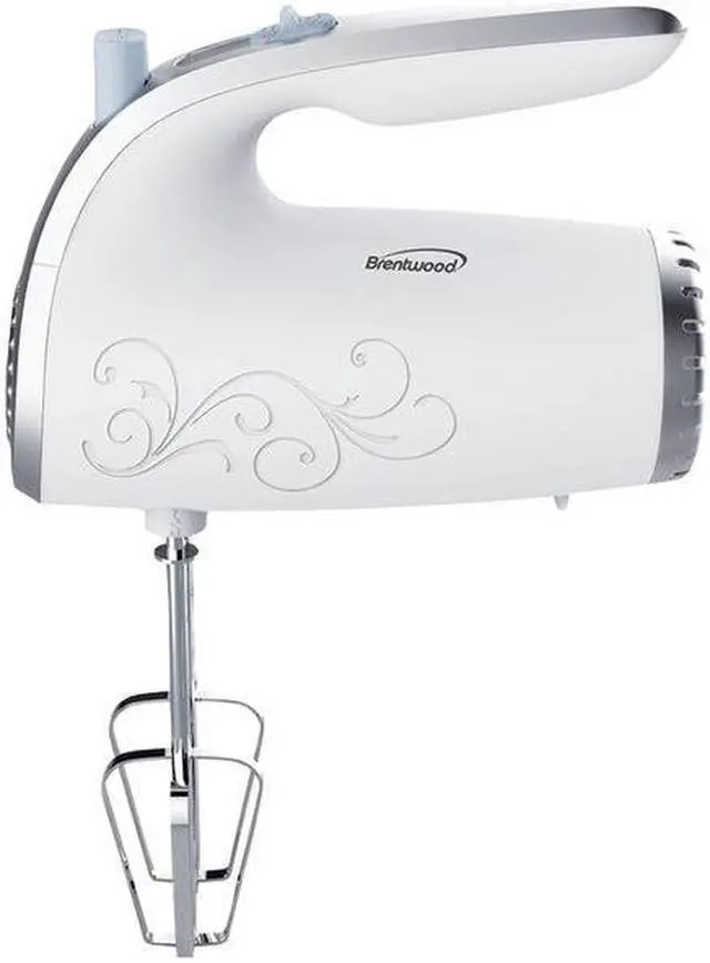 Alt view image 2 of 7 - Brentwood Appliances 5 Speed Hand Mixer (White) HM-48W