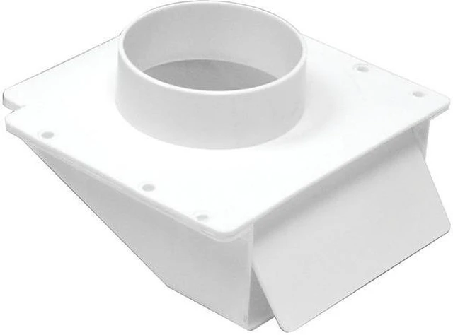 Main image of Lambro 143W 4" White Plastic Under Eave Vent, White