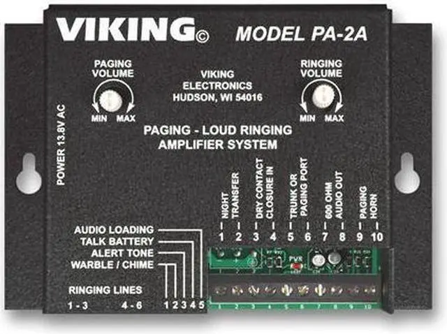 Alt view image 9 of 12 - Viking Paging and Loud Ringer