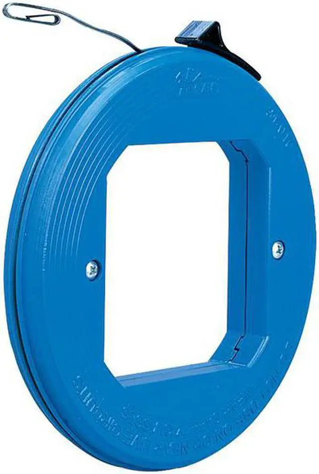 Main image of IDEAL 31-010 Fish Tape,1/8 In x 50 ft,Blued Steel