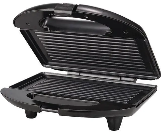 Alt view image 6 of 6 - Brentwood Panini Maker, Black and Stainl Small Appliances