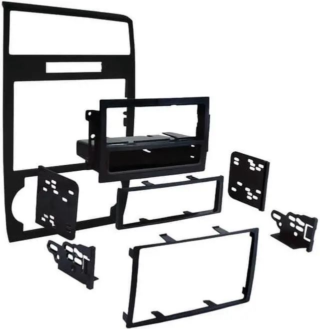 Alt view image 6 of 7 - Metra 99-6519B Double/Single DIN Stereo Dash Kit for 05-07 Dodge Charger/Magnum